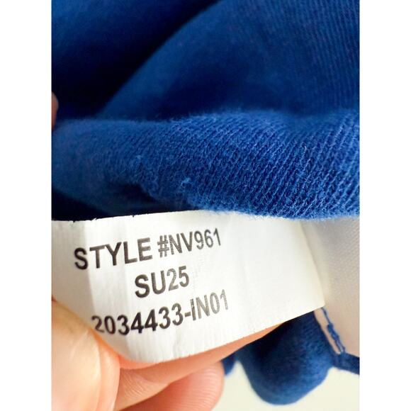 Madewell | NWT Bubble Tee in Brilliant Sapphire Blue | Sz M - Picture 6 of 7